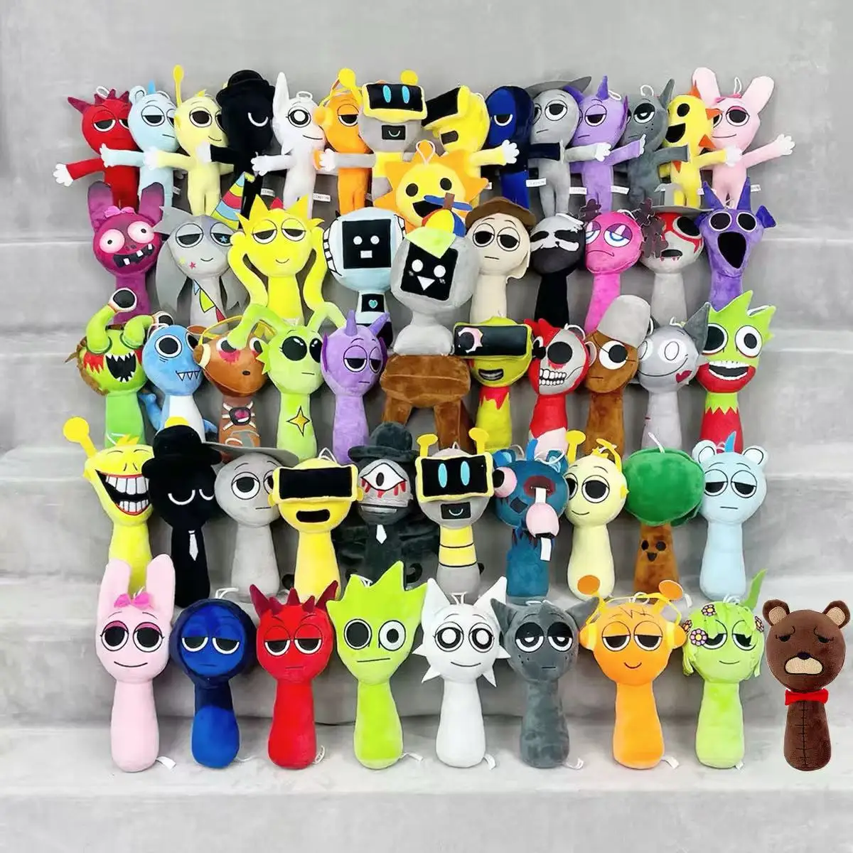 Sprunki 플러시 장난감 Sprunki Plushie 인형 가수 Oren Wenda 게임 만화 박제 베개 어린이 생일 크리스마스 선물
