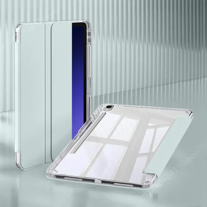 삼성 탭 S7 S8 S9 11 S10 FE 10.9 S10 Plus 12.4 케이스 탭 A9 8.7 Plus 11 A8 S6 Lite 연필 홀더 용 자기 스마트 커버