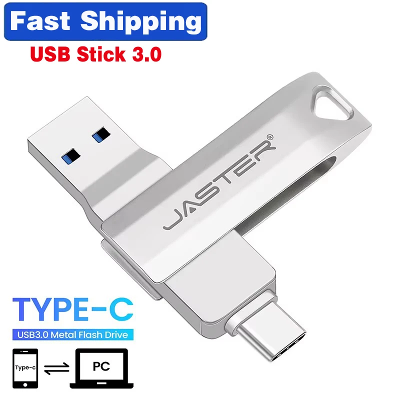유형 C 3 in 1 USB 3.0 플래시 드라이브 16GB pendrive 32GB 펜 드라이브 64GB 실제 용량 usb 메모리 스틱 128GB(휴대폰 및 PC용) 256GB