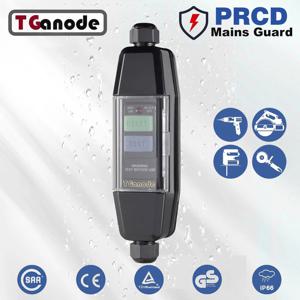 인라인 RCD 커넥터, PRCD 중간 안전 스위치, 실외용 잔류 전류 보호 충격 방지, 전동 공구, IP66