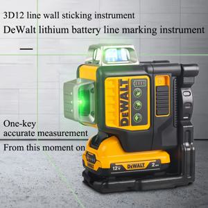 DEWALT DW089LG 12 라인 3면*360 레이저 레이저 레벨 도구 레이저 레벨링 도구 레이저 포인트 레이저 레벨링 도구