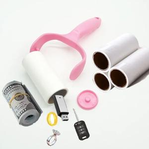 1PCS 개인 돈 상자 Tearable 롤 종이 끈적 롤러 먼지 와이퍼 안전 은닉 보관 시력 비밀 교체 가능한 청소 브러시