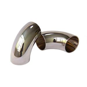 1pcs304 스테인레스 스틸 팔꿈치 90도 각도 팔꿈치 1.5mm 두께 51m 60mm 63mm 76mm 위생 맞대기 용접 자동차 배기관