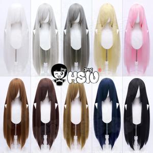 푹신한 옥수수 파마 코스프레 가발 20 색 100cm 긴 가발 HSIU 내열성 합성 머리 애니메이션 파티 가발 + 가발 모자