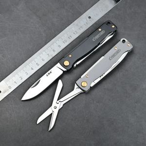 PT711/PT721 포켓 접는 칼 12C27 강철 EDC 생존 야외 캠핑 라이너 가위 다기능 Tool2024 장착