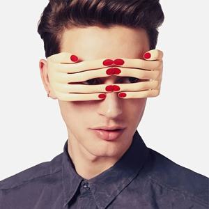 눈을 가린 선글라스 가장 무도회 장난 까다로운 사진 소품 손가락 안경, 파티 소품, 웃긴 안경