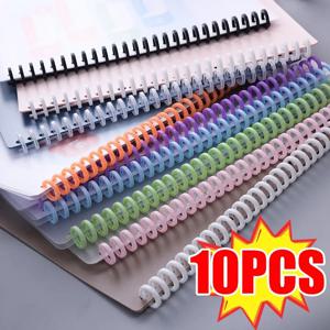 10/1pcs 루스 리프 종이 책 서클 링 스크랩북 앨범 바인더 나선형 A4 A5 B5 노트북 바인딩 클립 Accesorios 용 30 홀