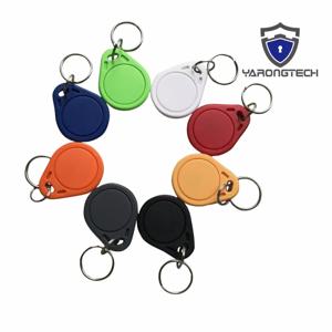 13.56mhz MIFARE 클래식 1K RFID 태그 ABS ISO 14443A 호텔 잠금 키용 열쇠 고리(10개 팩)
