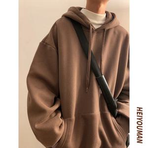 6 색 봄 가을 까마귀 남성 하라주쿠 패션 캐주얼 오버 사이즈 후드 커플 루즈 후드 티셔츠 streetwear