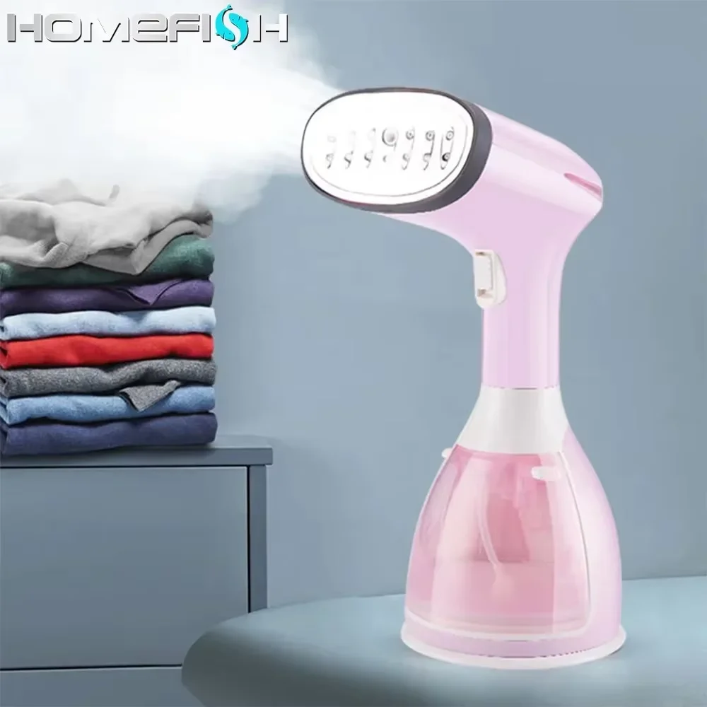 의류 기선 280ml 휴대용 직물 기선 7 구멍 20 초 빠른 열 1500W 가정용 여행용 의류 기선 휴대용