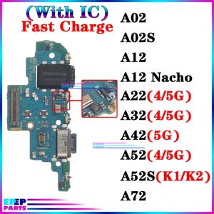 삼성 갤럭시 A32 A42 A52 A52S A72 A02S A12 Nacho A22 K1 K2 버전 4G 5G 충전 보드 모듈 용 Usb Dock 충전기 포트