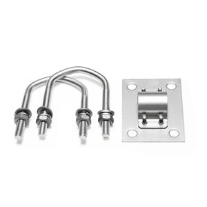 옴니 섬유 유리 안테나 클립 20mm, 떨어짐 방지 브래킷 홀더 U 볼트 설치 클램프 홀딩 폴 고정