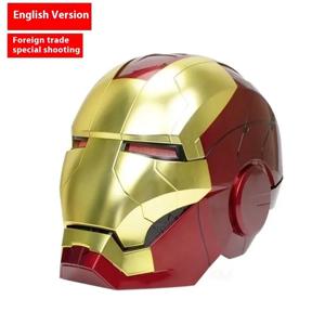 Jarvis Iron Man 헬멧 Mk5 Real Man 착용 가능하고 변형 가능한 음성 제어 전기 개방 및 터치 원격 제어 Ak Diy