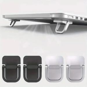 2pcs 알루미늄 합금 노트북 액세서리 컴퓨터 홀더에 대 한 노트북 스탠드 Macbook 컴퓨터 스탠드에 대 한 미니 휴대용 다리