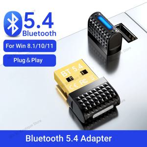 USB Bluetooth 5.4 어댑터 Bluetooth 5.3 Bluetooth 키보드/마우스/헤드폰/스피커용 동글 Bluetooth 수신기 및 송신기
