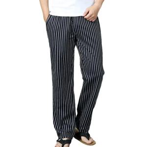 여름 100% cotton sleep bottoms mens pajama 간단한 잠옷 바지 pijamas 남성용 sheer mens pants 파자마 바지 플러스 사이즈
