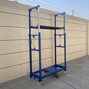 새로운 이동식 리프팅 플랫폼 전동 비계 실내외 장식 고소작업장 접이식 분해