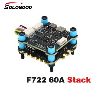 SoloGood F722 60A 스택 ICM42688P F722 비행 컨트롤러 BLHELI_S 60A 4in1 ESC 30.5X30.5mm 2-6S FPV 프리스타일 드론 부품