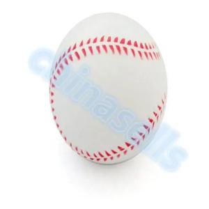1pcs 9 인치 흰색 안전 아이 야구 기본 공 연습 훈련 PU chlid 소프트볼 공 스포츠 팀 게임 손 바느질 없음