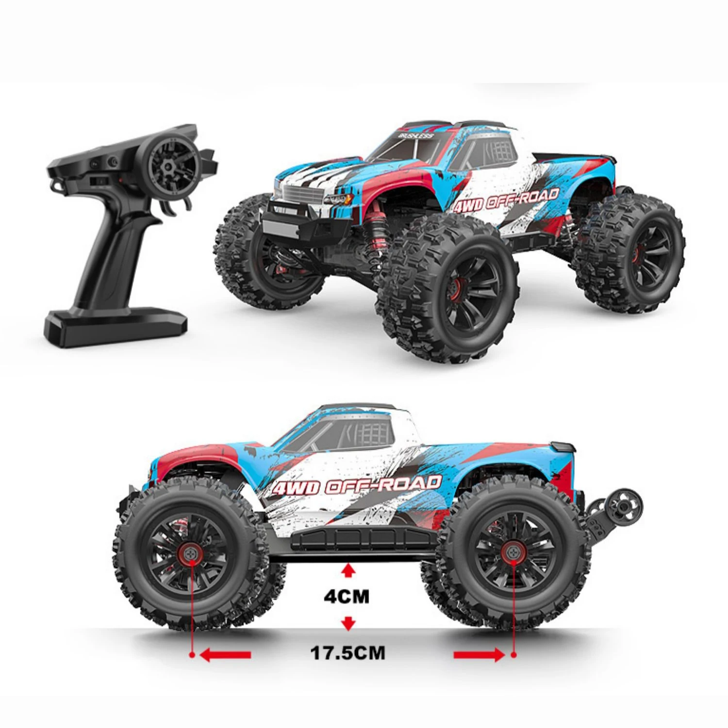 MJX Hyper Go 16207 16208 16210 16210 원격 제어 2.4G 1/16 브러시리스 RC 취미 자동차 차량 68KMH 3S 고속 오프로드 트럭