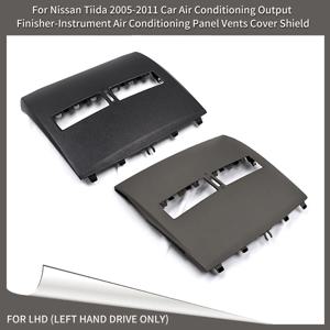 LHD 자동차 피니셔 계기판 커버 전면 대시 보드 쉘 Nissan Tiida 2005-2011 용 미끄럼 방지 에어컨 환기구