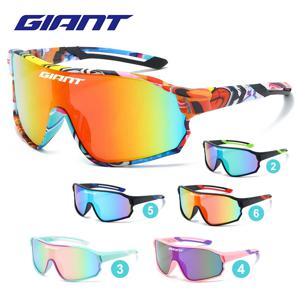 GIANT 최고 판매자 사이클링 안경 UV400 안개 방지 REVO 렌즈 HD 선명도 CE/ANSI 인증 Cateye 디자인 MTB/도로 자전거 남자 여자