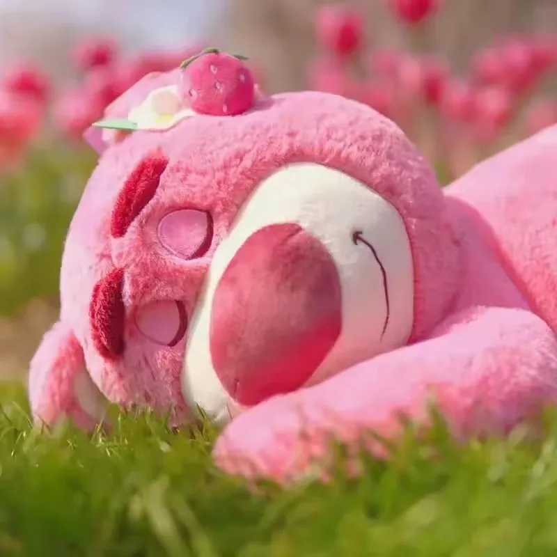 2025 디즈니 토이 스토리 Lotso 귀여운 곰 딸기 소파 플러시 베개 인형 장난감 어린이 소녀 친구 축제 생일 선물