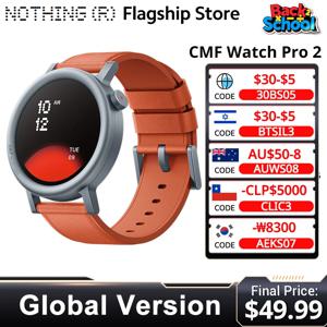 글로벌 버전 CMF Nothing Watch Pro 2, AMOLED 블루투스 5.3, BT 통화, AI 소음 감소, GPS, cmf, Watch Pro 2, 1.32 인치