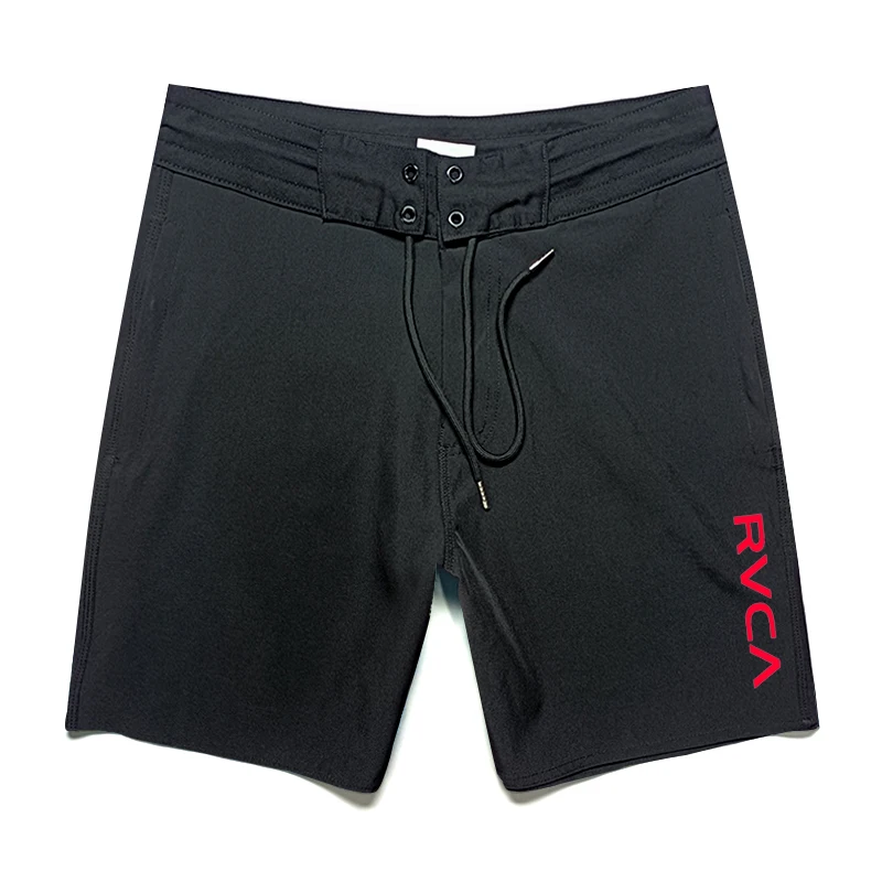 남성용 보드쇼츠 버뮤다 4방향 신축성 방수 RVCA 비치 서핑 바지 속건성 비치 서핑 Short de bain homme 수영 트렁크