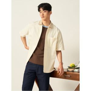 아우터형 데님 셔츠  아이보리 (BC5465C870)