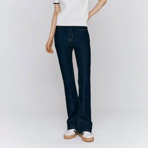 [롯데백화점]우먼 05415545 부츠컷 스판 데님 화이트 린스 여 청바지 415545