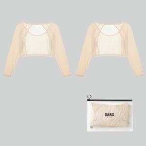 닥스 골프 여성 DNMU5E901I1 [1+1] 베이지 냉감 메쉬 볼레로 베이스레이어 SET