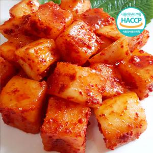 전라도에서 만든 전통 깍두기 2kg HACCP인증