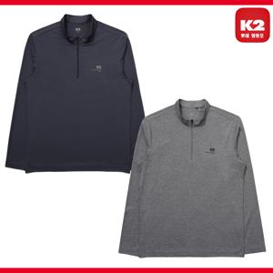 K2 봄여름 남성 등산 긴팔 집업 티셔츠/산행/메쉬/통기성/GMM24293YD