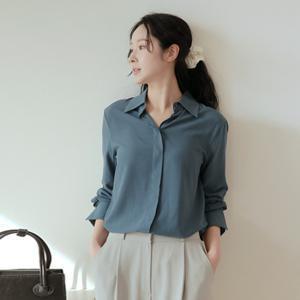 [최초가 89,000원]페미닌 히든버튼 타이 블라우스 2종세트