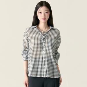 시스루 긴팔 셔츠 RMYWF37R12