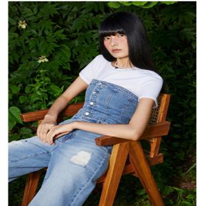 [플라스틱 아일랜드]데님 뷔스티에 PQ2DV661