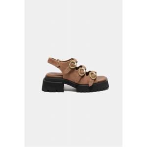 [정상가 398,000원] 버클 샌들(camel)_DG2AM25016CML