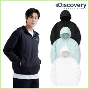 [디스커버리] 남성 경량 하이브리드 바람막이 DMWJ63043