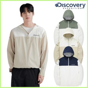 [디스커버리] 남성 아웃도어 컬러블럭 바람막이 DMWJ7A043