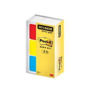 3M 포스트잇 3M 포스트잇 플래그 알뜰팩 686-5A 5팩 /38x25.4mm/ 파일 바인더 분류용 특가판매 당일배송