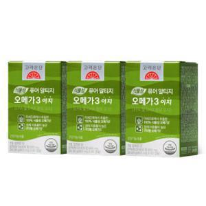 식물성 퓨어 알티지 rTG 오메가3 이지 60캡슐 X 3개 (3개월분)