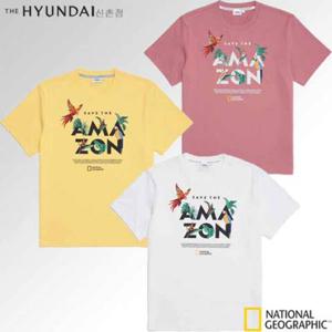 [내셔널지오그래픽]MW N222UTS081 공용 SAVE THE AMAZON 앞아트웍 H TEE (여름)