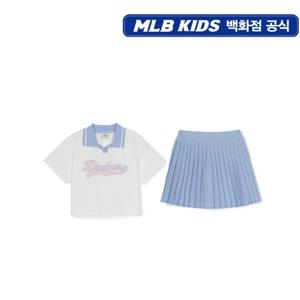 MLB키즈 여아 바시티 스커트세트 (7FS1V065307WHS)