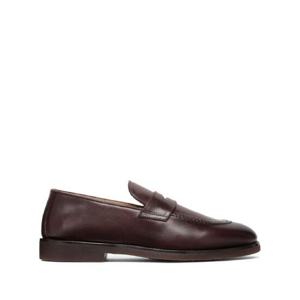 25 FW Brunello Cucinelli 폴리시드 가죽 로퍼 MZUCRTE705C8434 TP432439368
