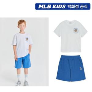 [MLB키즈] 모노베어 티셔츠 세트 (7AS1C0153-07BLP)