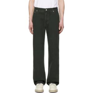 25 FW 버버리 남성 블랙 레귤러 핏 데님 진 251376M186001