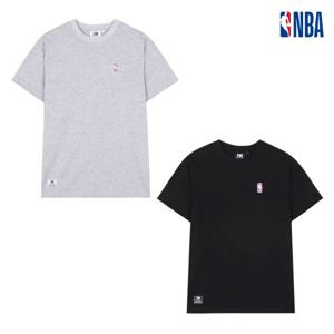NBA N252TS011P 공용 루즈핏 PLAY 스몰 로고 반팔 티셔츠 STG