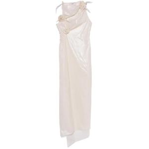 25 FW 코페르니 비대칭 플로럴 아플리케 이브닝 드레스 COPR44F3002 TP434962718