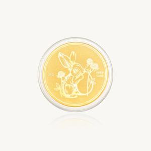 수앤진골드 토끼 코인 골드바 24K 순금 0.1g